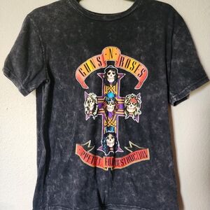 Guns N Roses Acid Wash Appetite For Destruction Band T-Shirt